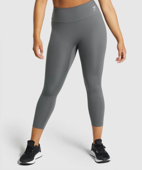 Damske Legíny Gymshark Training 7/8 Siva Siva | EK8751640